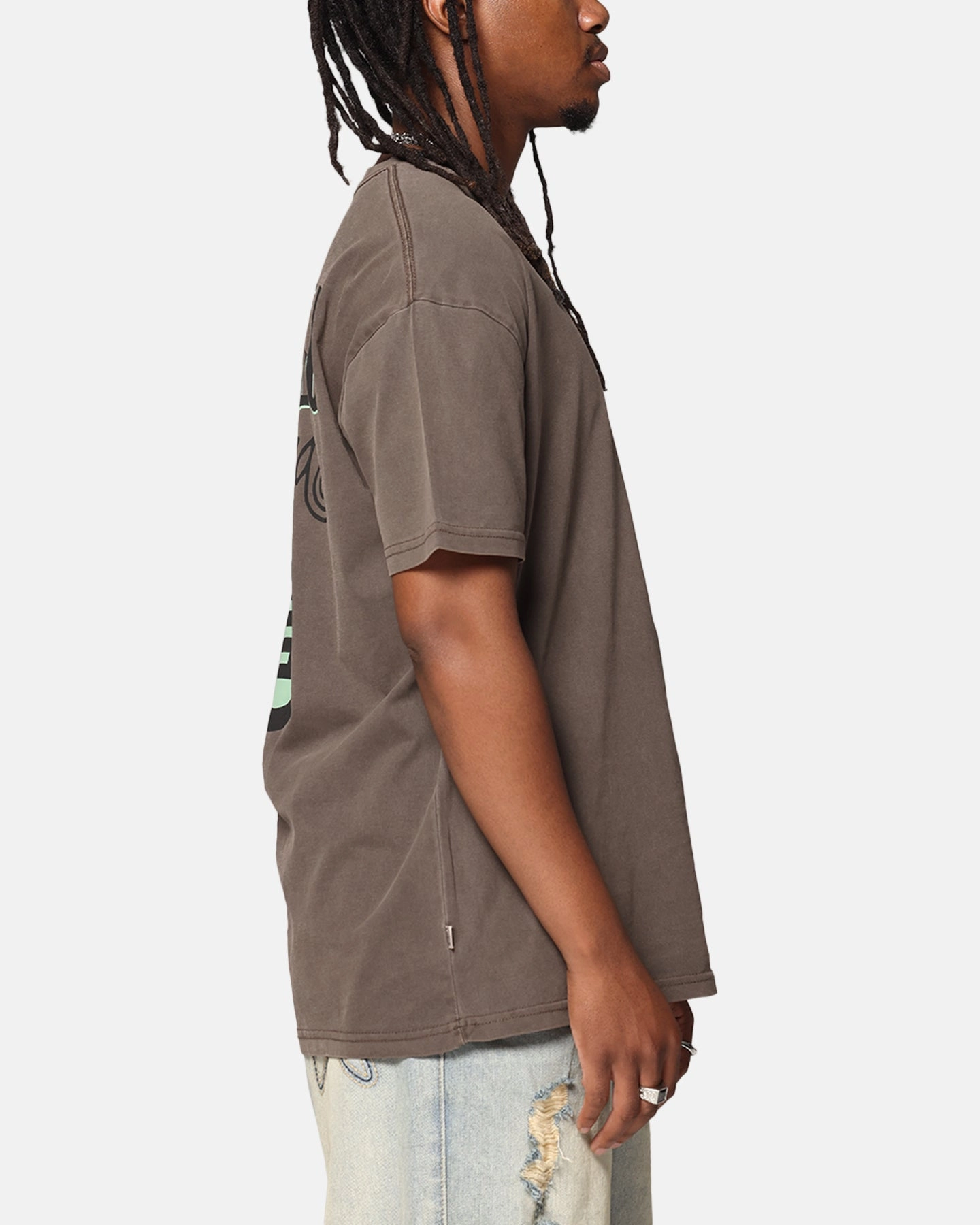 Versatile Outfit S Double Combo Platter T-Shirt Washed Chocolate