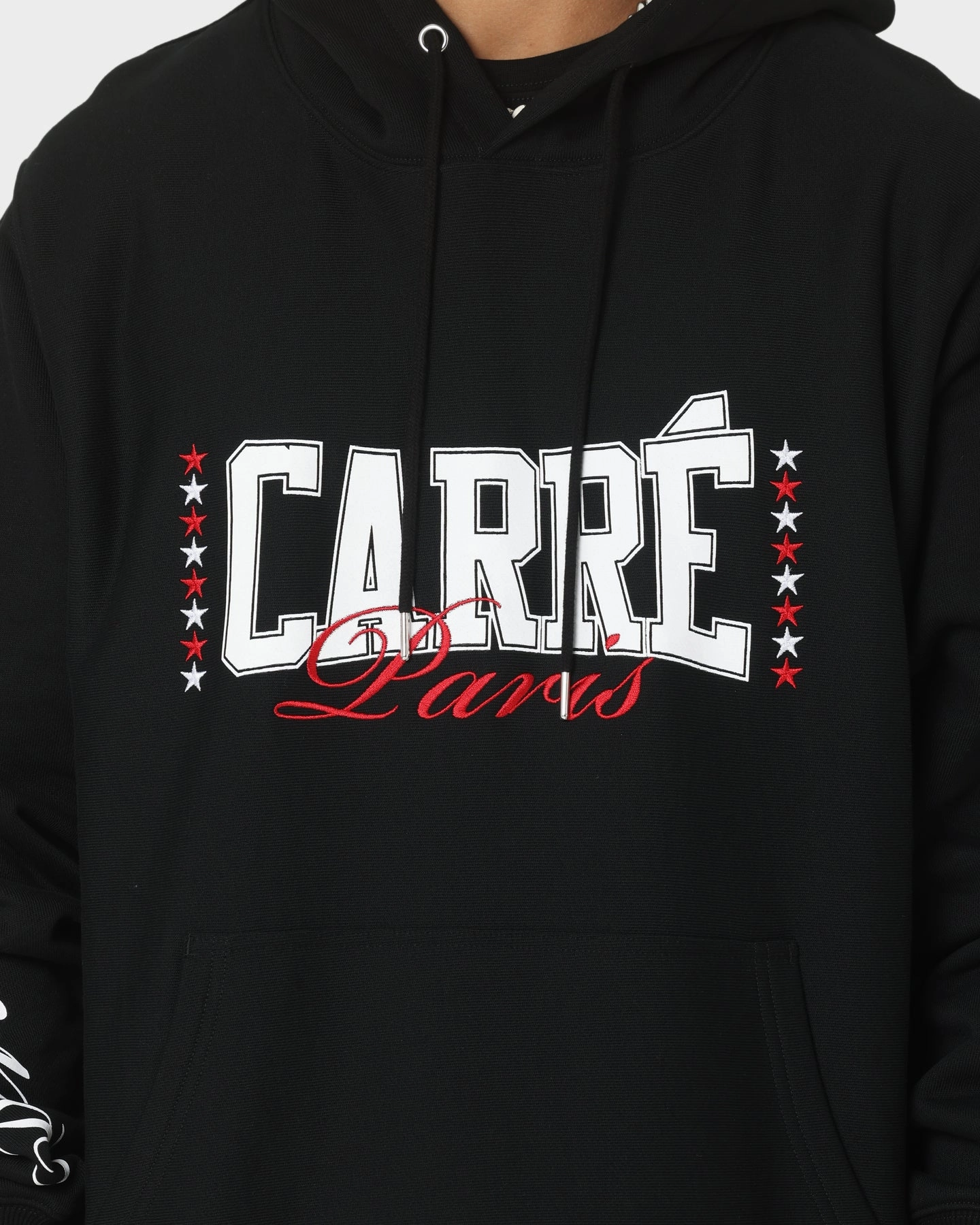 Durable Outerwear DualVentilation Zippers Carre Heavyweight CLS Hoodie Black