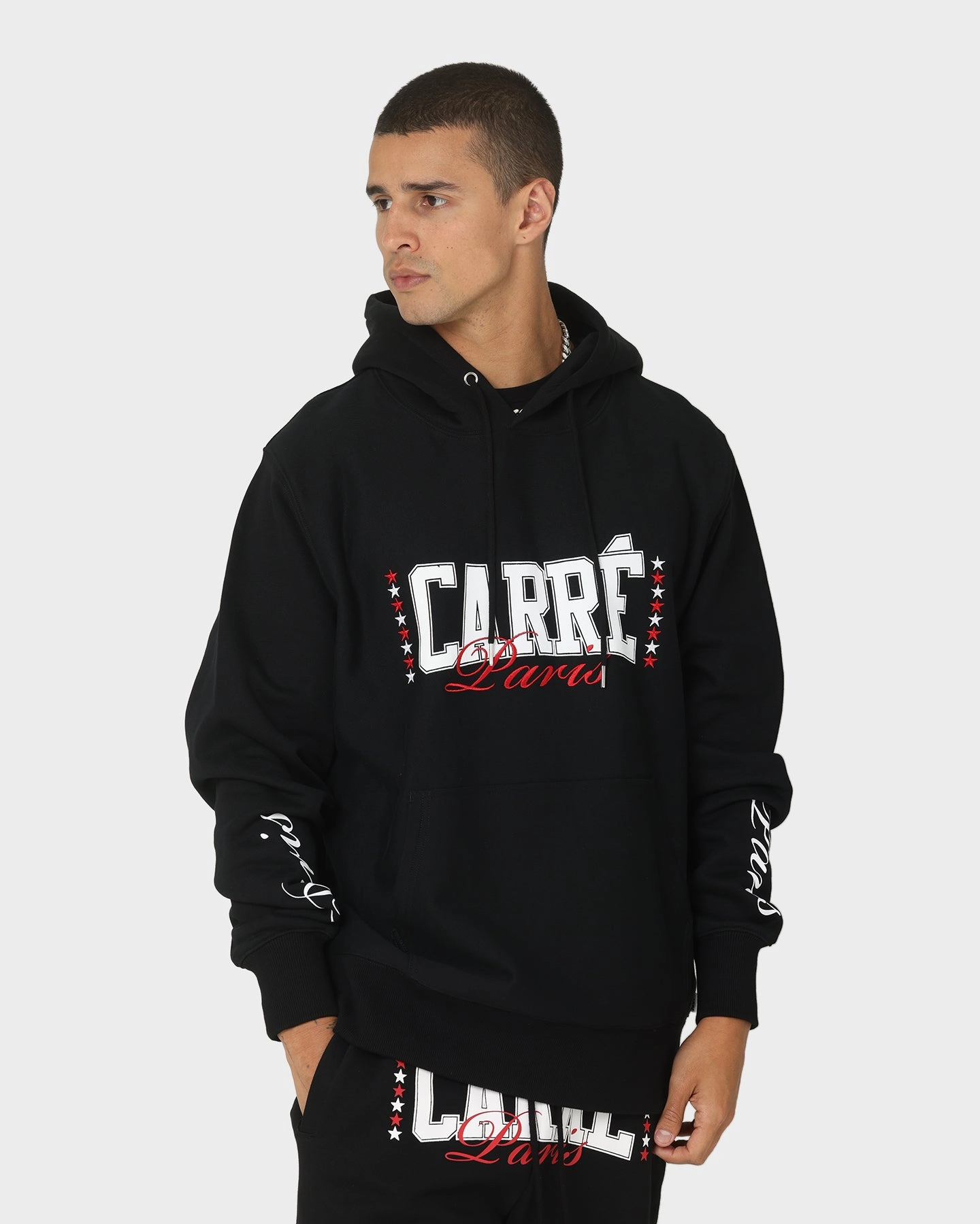Carre Heavyweight CLS Hoodie Black Collar Options