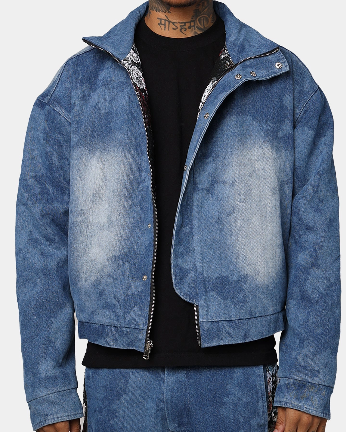 Adjustable Wear Soul By Am?? Gardener Reversible Jacket Denim