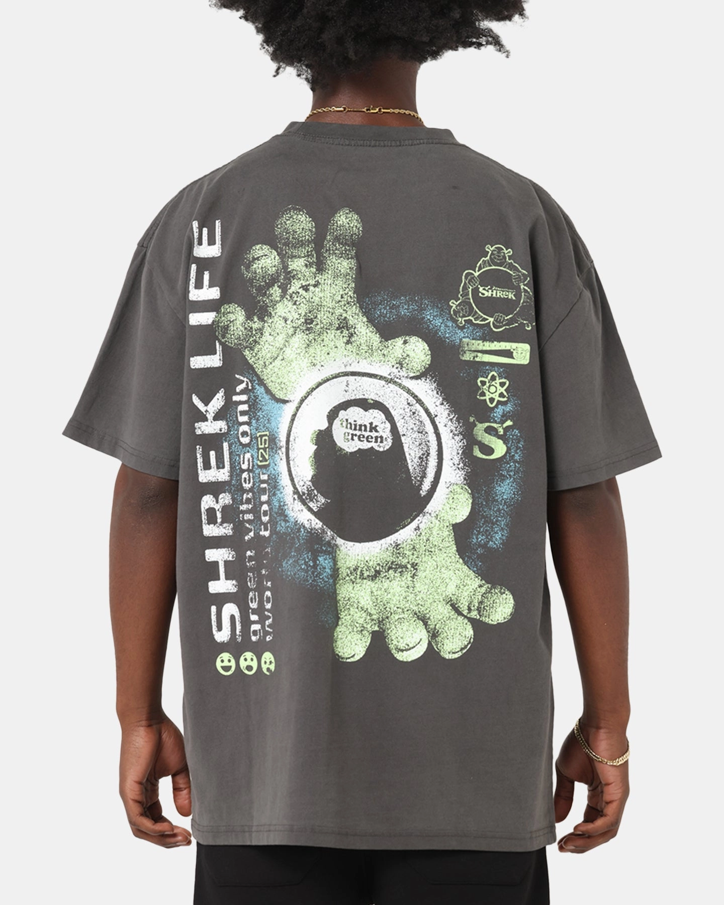 Casual Comfort Top 73 Studio X Shrek Rave Heavy T-Shirt Black Wash