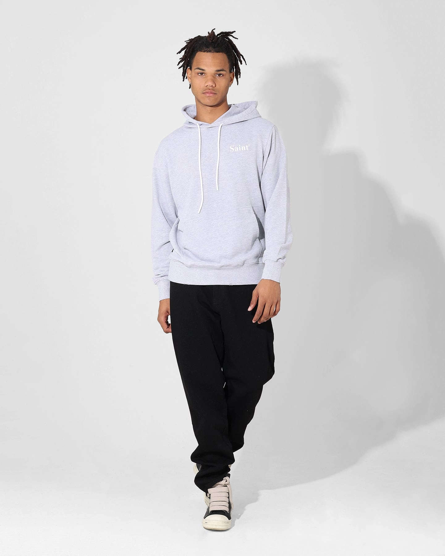 ReflectiveDetailing Saint Morta Classique Hoodie Grey Marle