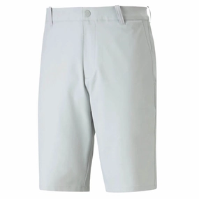 PUMA Dealer 10" Golf Shorts Ash Gray - SS25 Men Durable Stitching Workout Gear