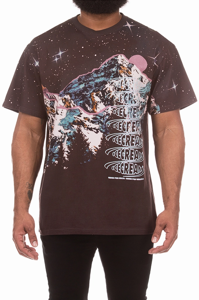 Perfect Layer Wear Wear Resistant Fabric Icecream Summit SS Oversized Tee