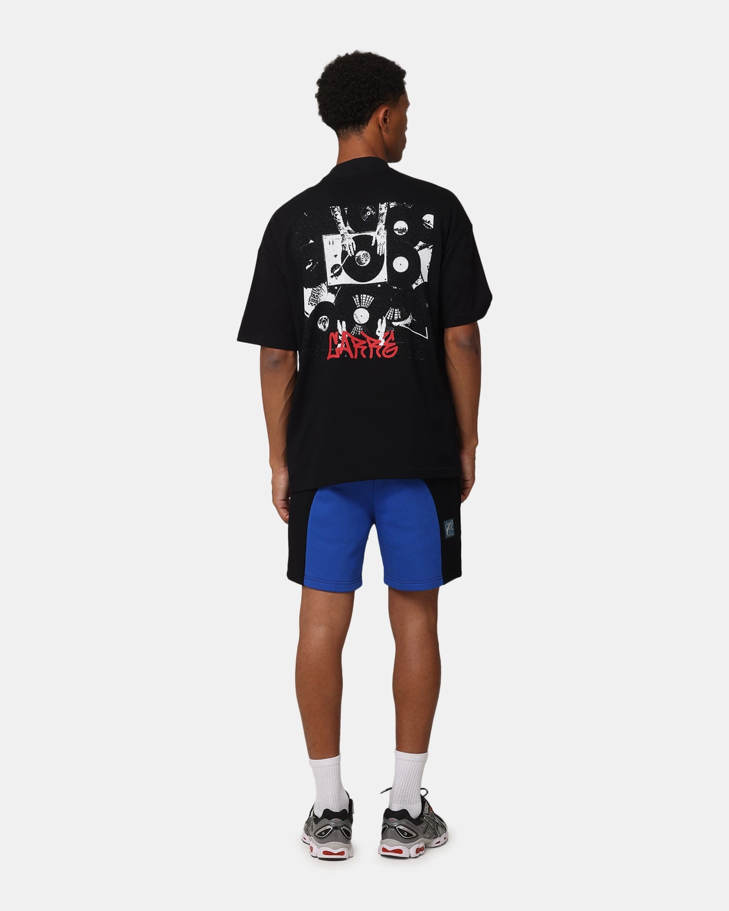 Carre Sonic Boxy T-Shirt Black Breathable touch