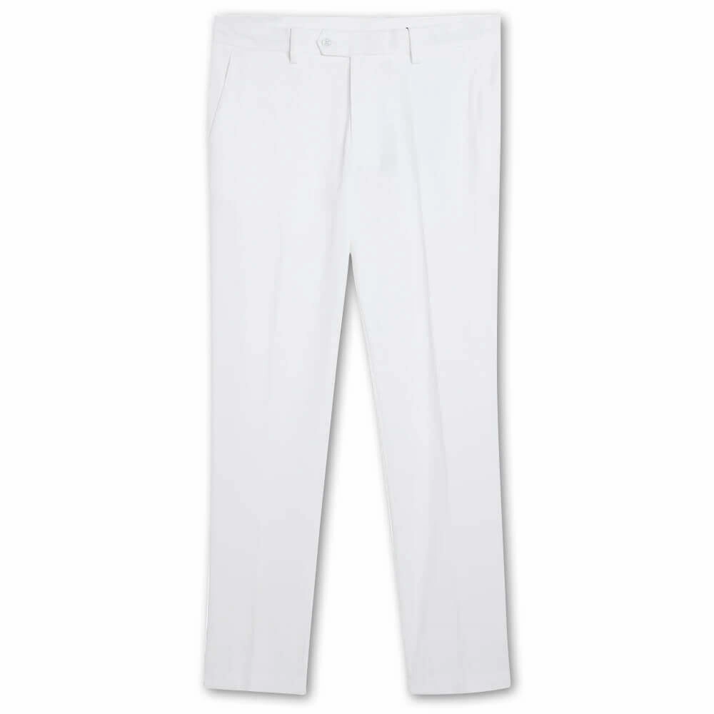 Eco Friendly Dye Process Tapered Leg Design J.Lindeberg Vent Golf Pants White - SS23 Men