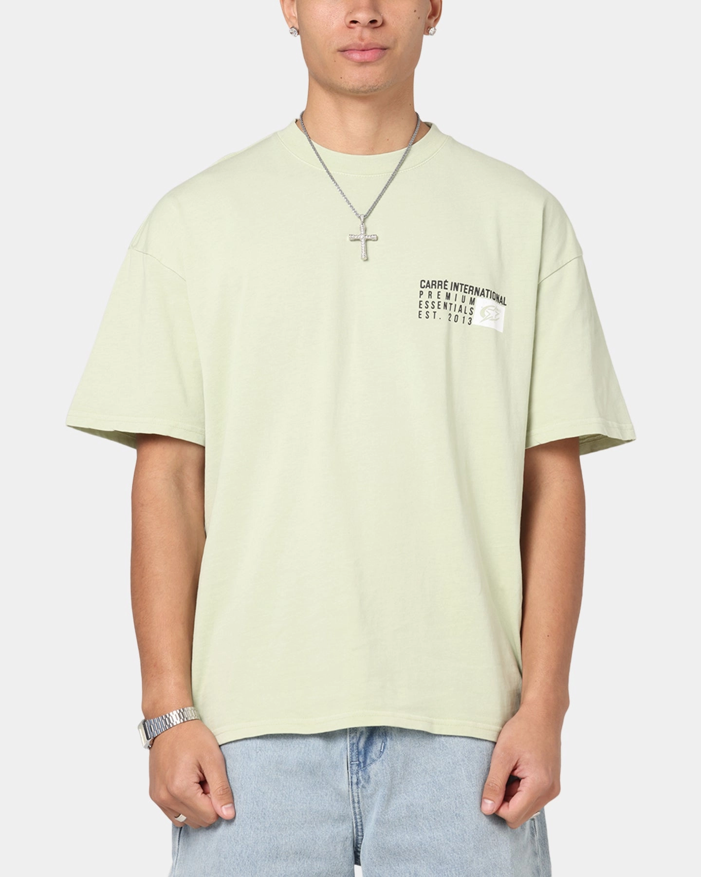 Feminine Touch Carre C-Star Level T-Shirt Sage