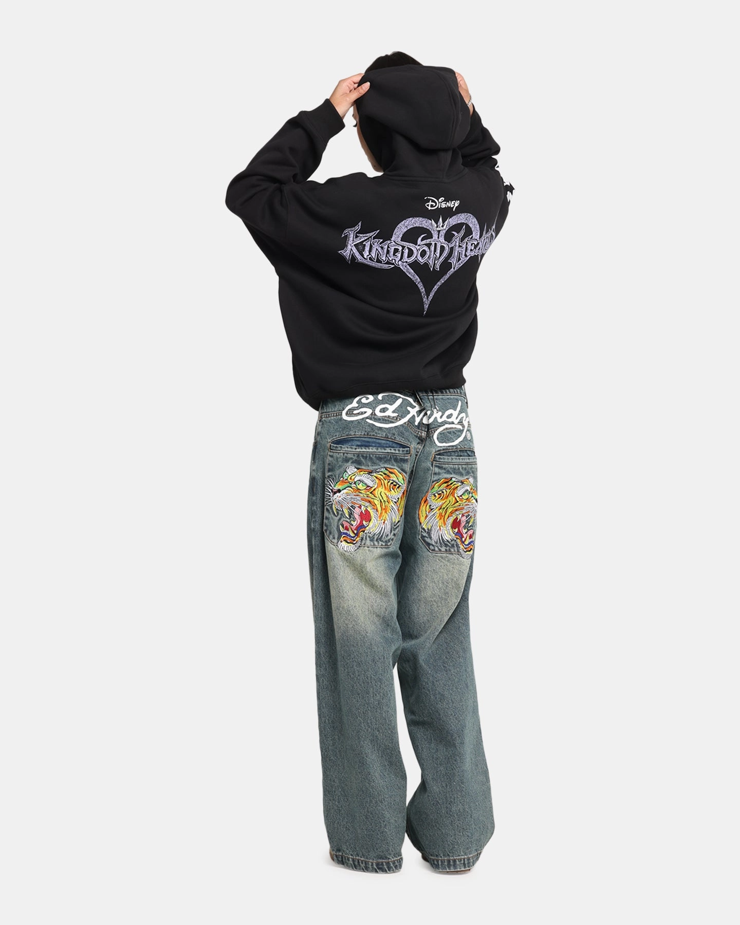 Goat Crew Disney Kingdom Hearts Gang Premium Hoodie Black Tradition Heavy Duty Hardware