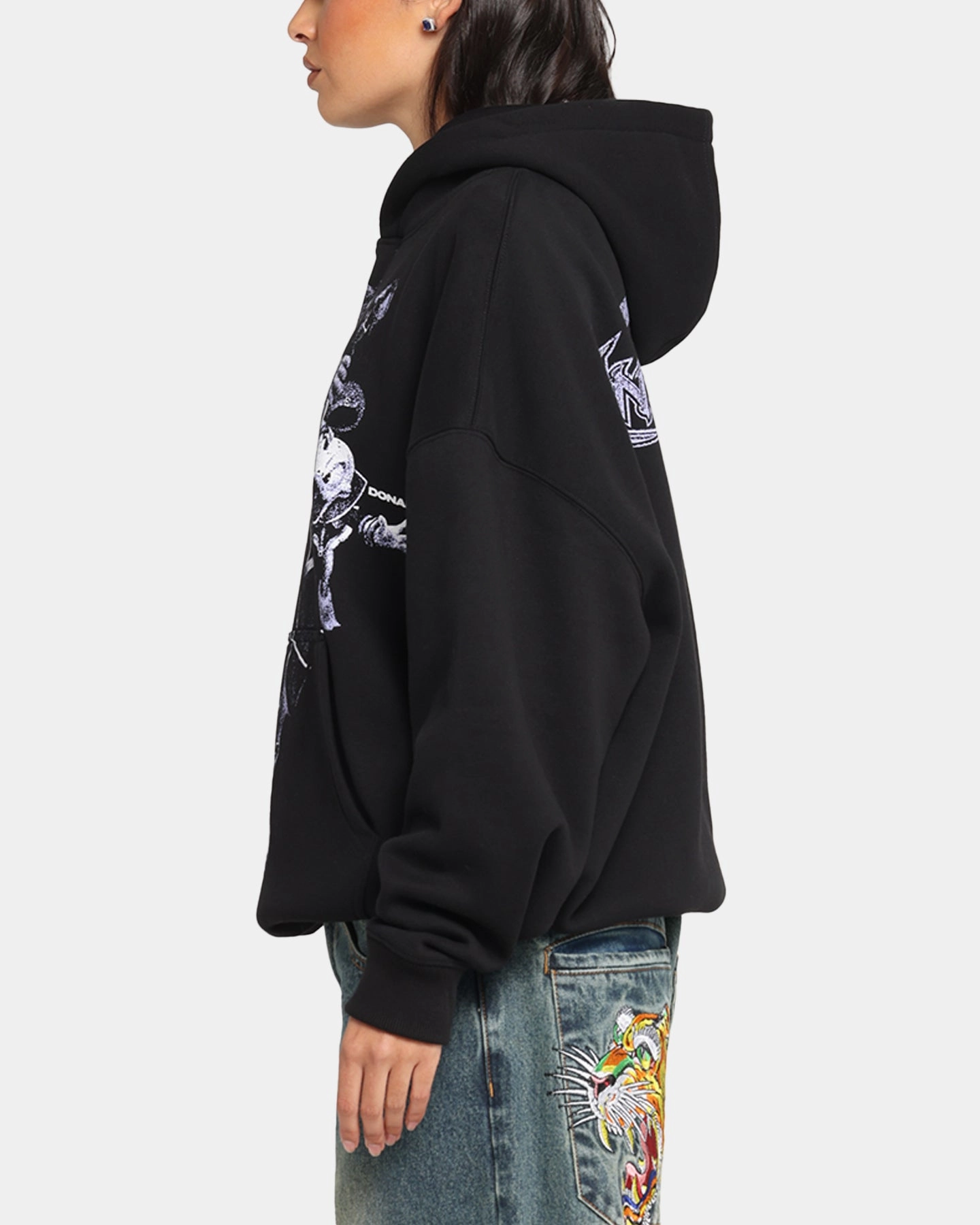 Instance packable Goat Crew Disney Kingdom Hearts Gang Premium Hoodie Black
