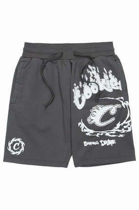 Cookies Slow Burn Pigment Dyed Sweatshorts Anti Friction Seams