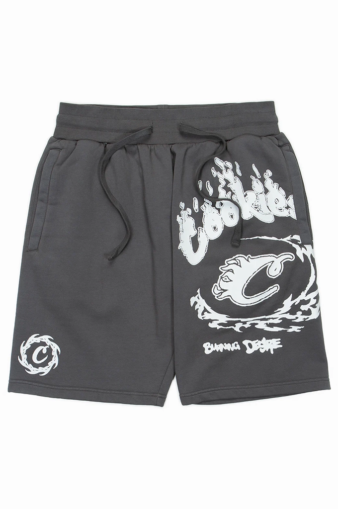 Cookies Slow Burn Pigment Dyed Sweatshorts music event look media industry