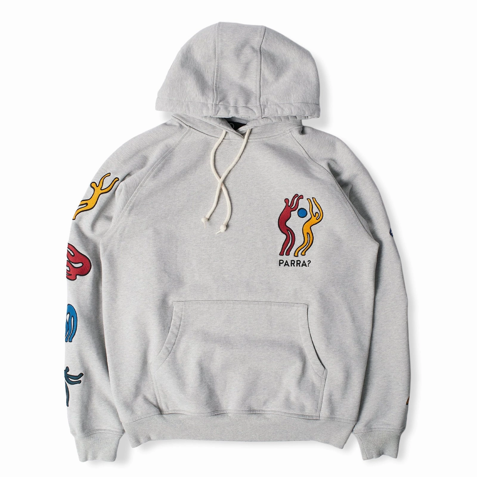 Parra La Chambre Nuit Hoodie 'Heather Grey' Traditional Design Recovery - possible