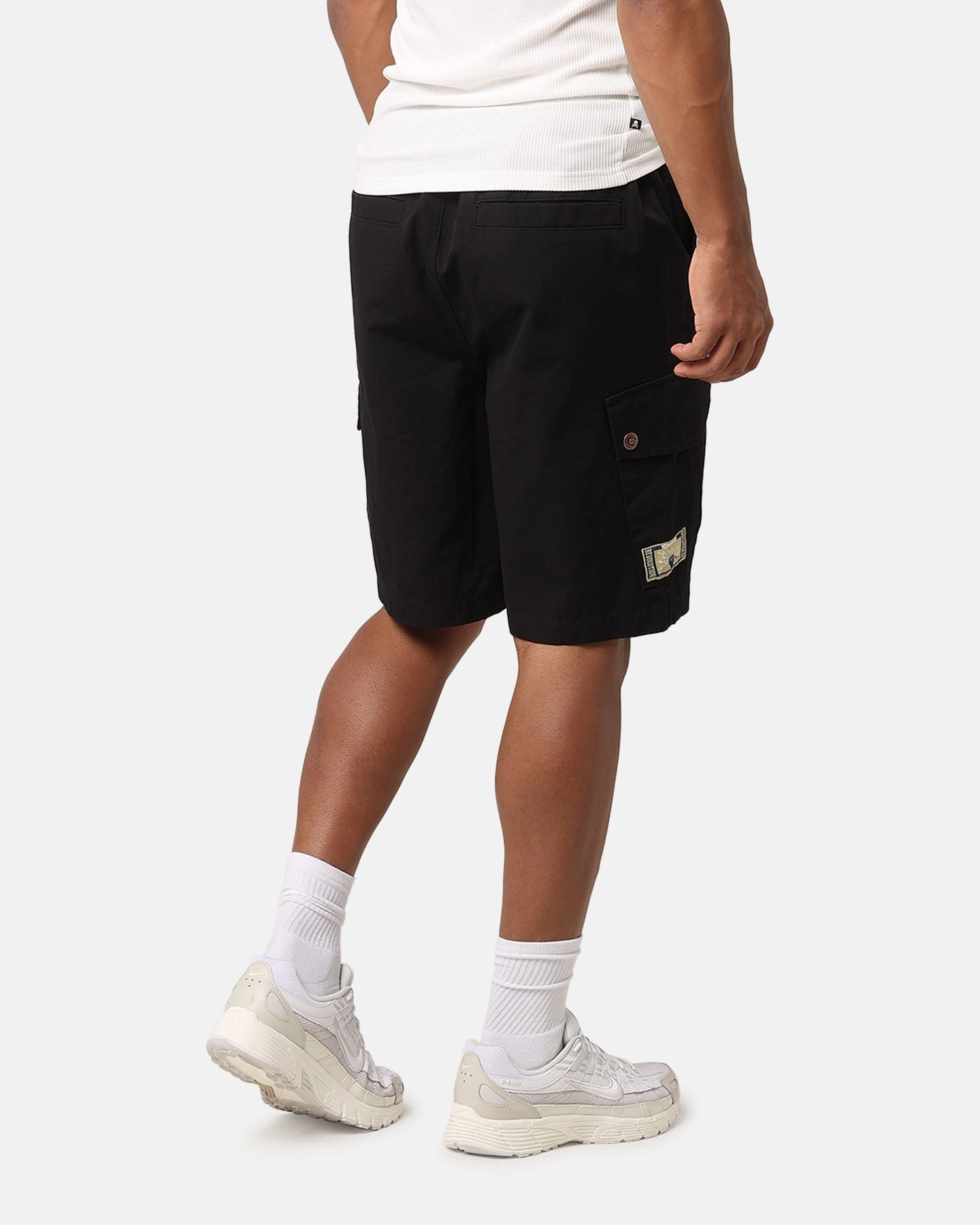 Sporty Edge Carre Quality Cargo Shorts Black