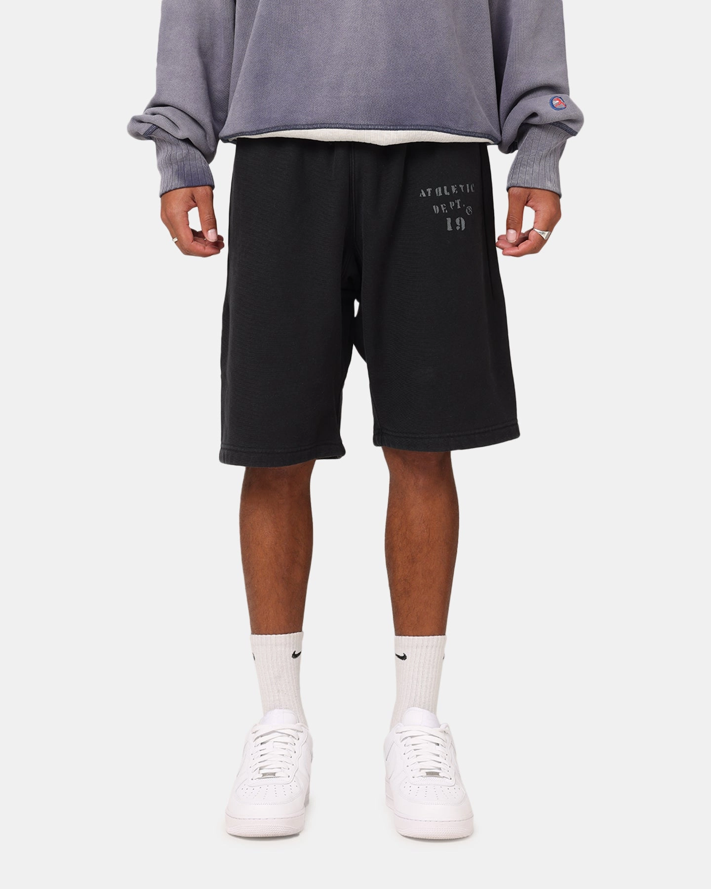 Active Wear Shorts Champion 50's RW Fleece Shorts Black