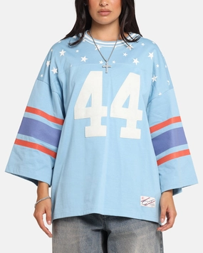 Soft & Smooth Champion 60's Football T-Shirt Pale Blue