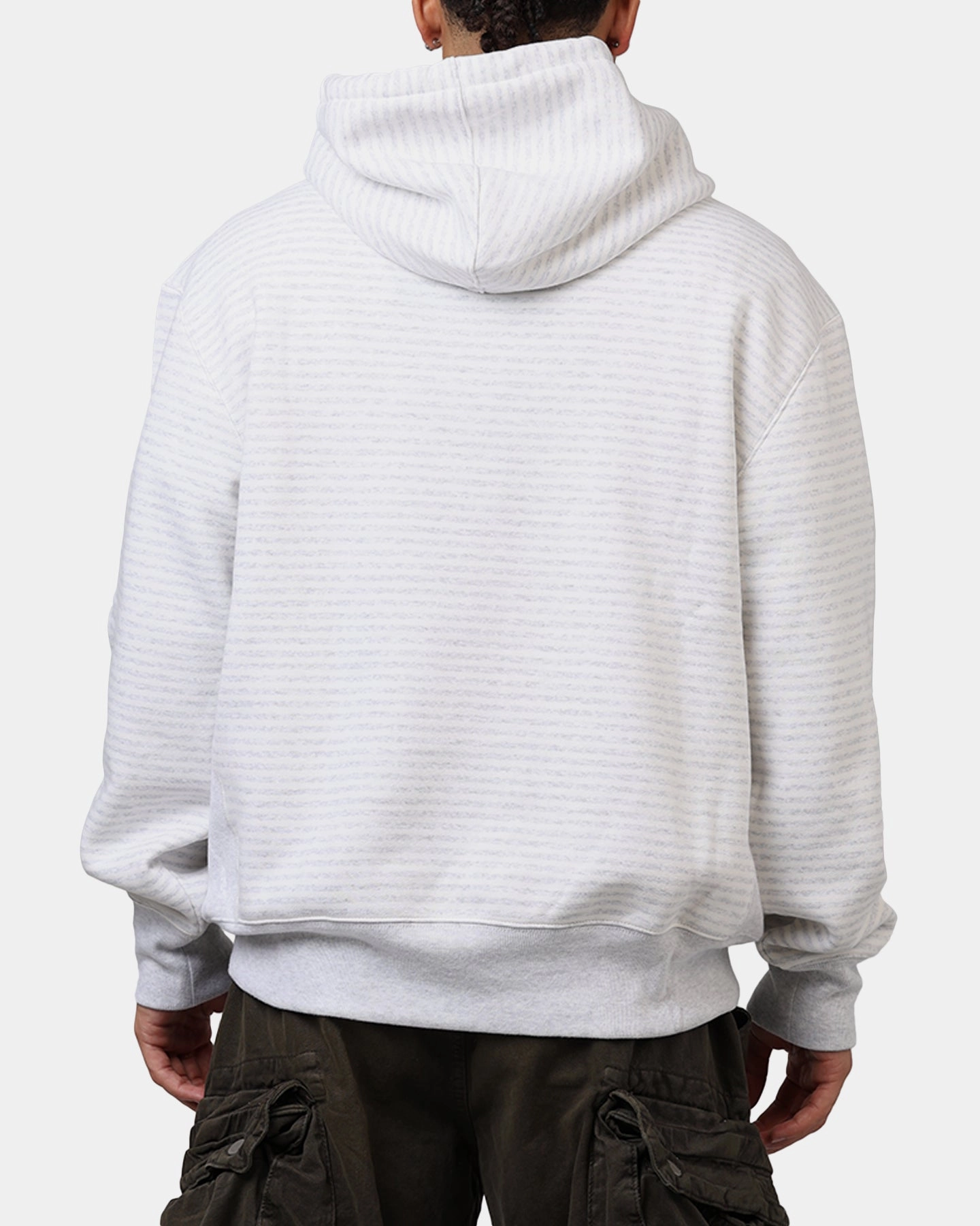 Padded collar Champion Arena Pullover Hoodie White