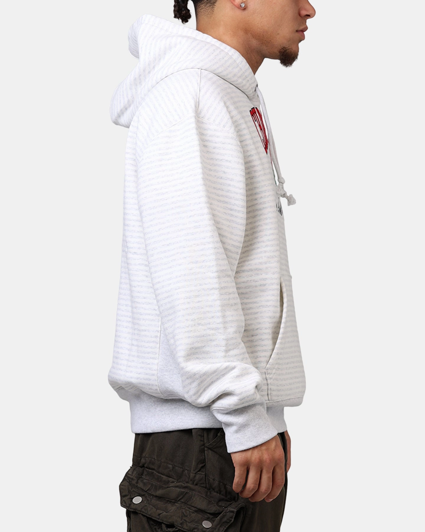 Champion Arena Pullover Hoodie White Shock Absorbent Padding