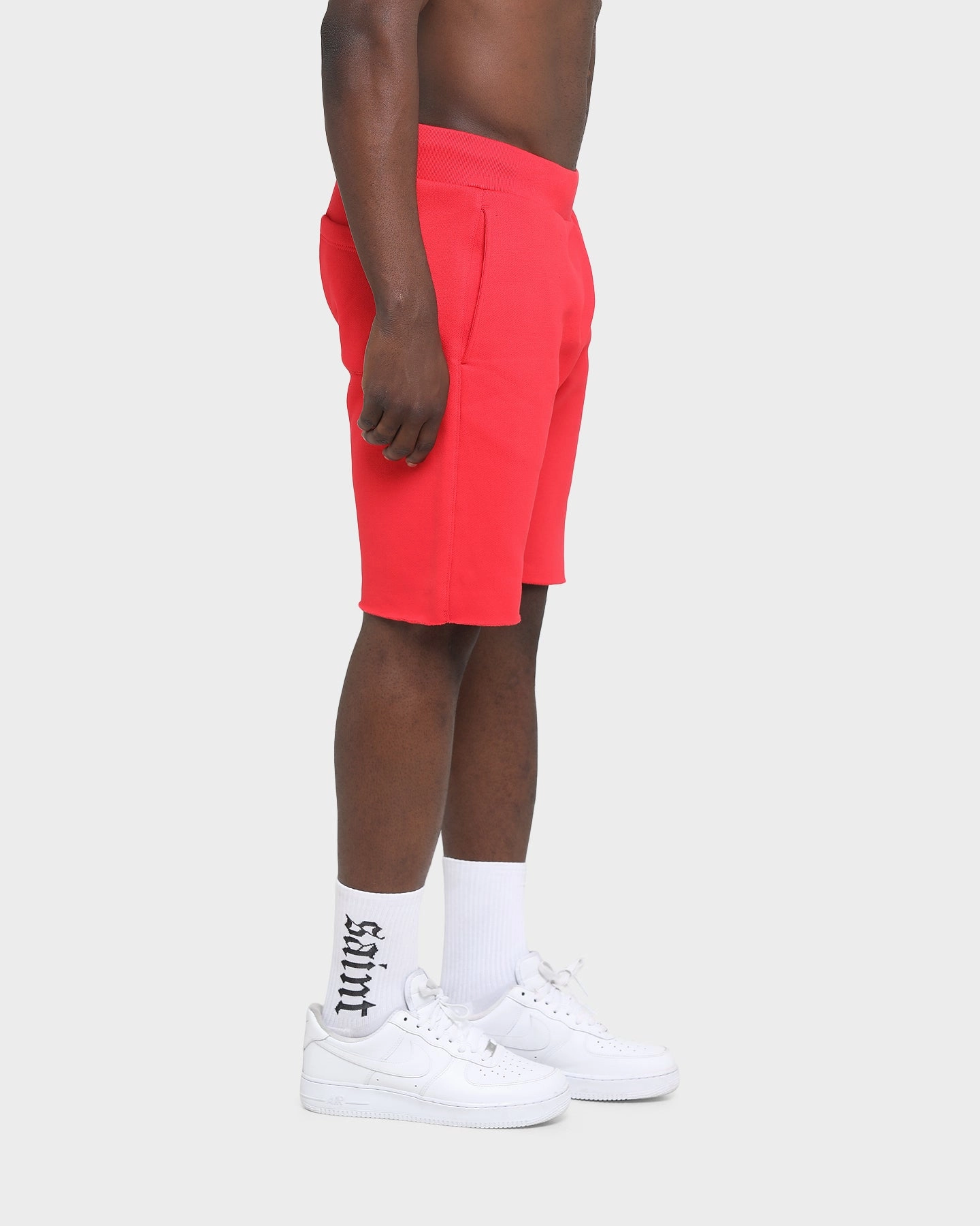 Playful Style moisture - wicking Champion Champion x Culture Kings Rev Weave Shorts Red/Gold