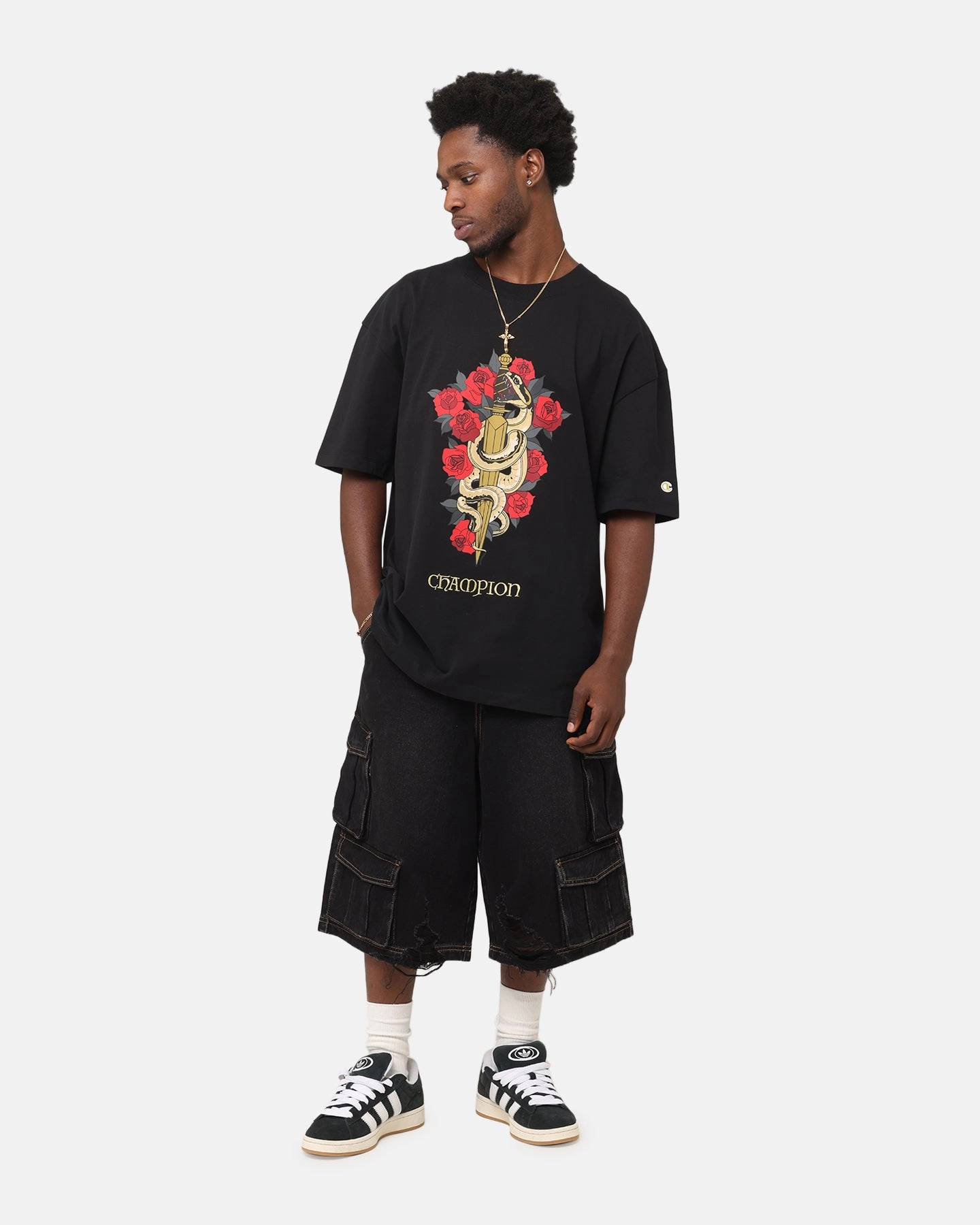 Chilly Day Essentials Champion Heritage Lunar New Year T-Shirt Black