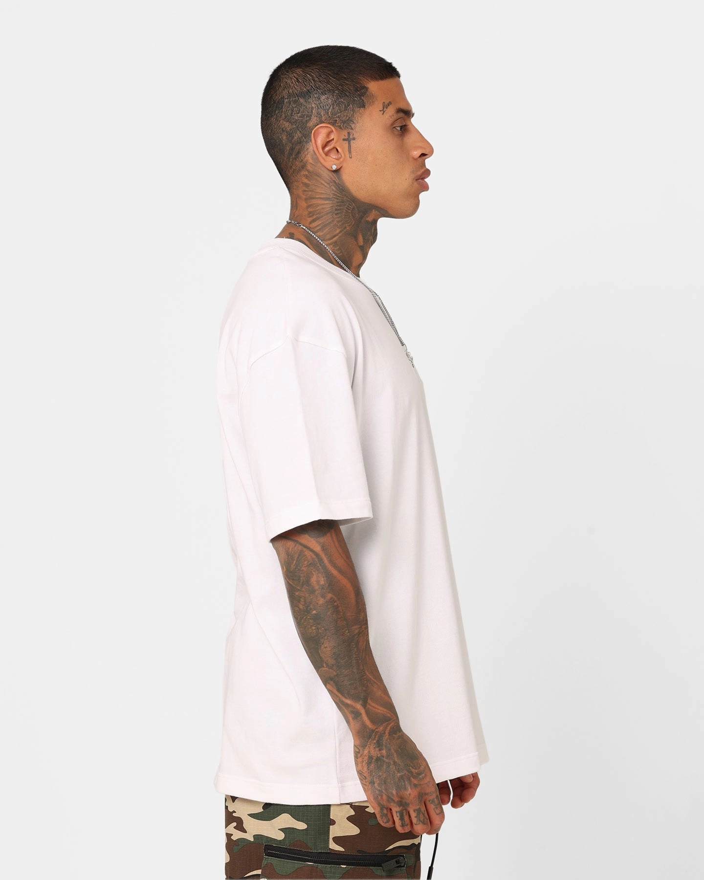 Champion Heritage New Script T-Shirt White Easy Look