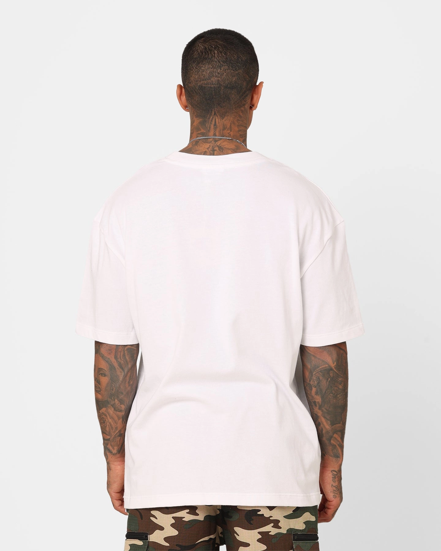 Unisex Classic Trend Look Champion Heritage New Script T-Shirt White