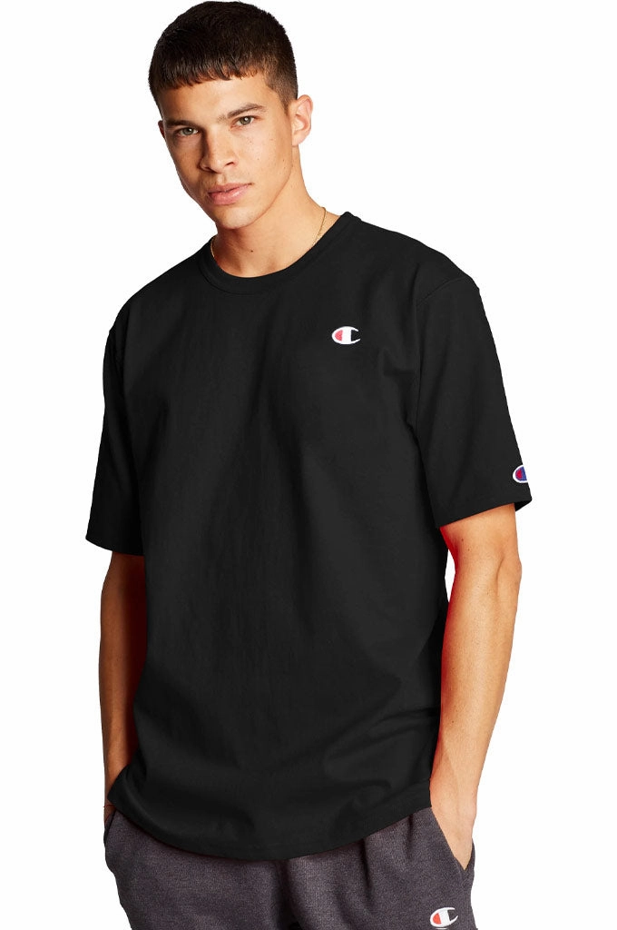 Champion Heritage SS Tee, C Logo Drip Dry Fabric