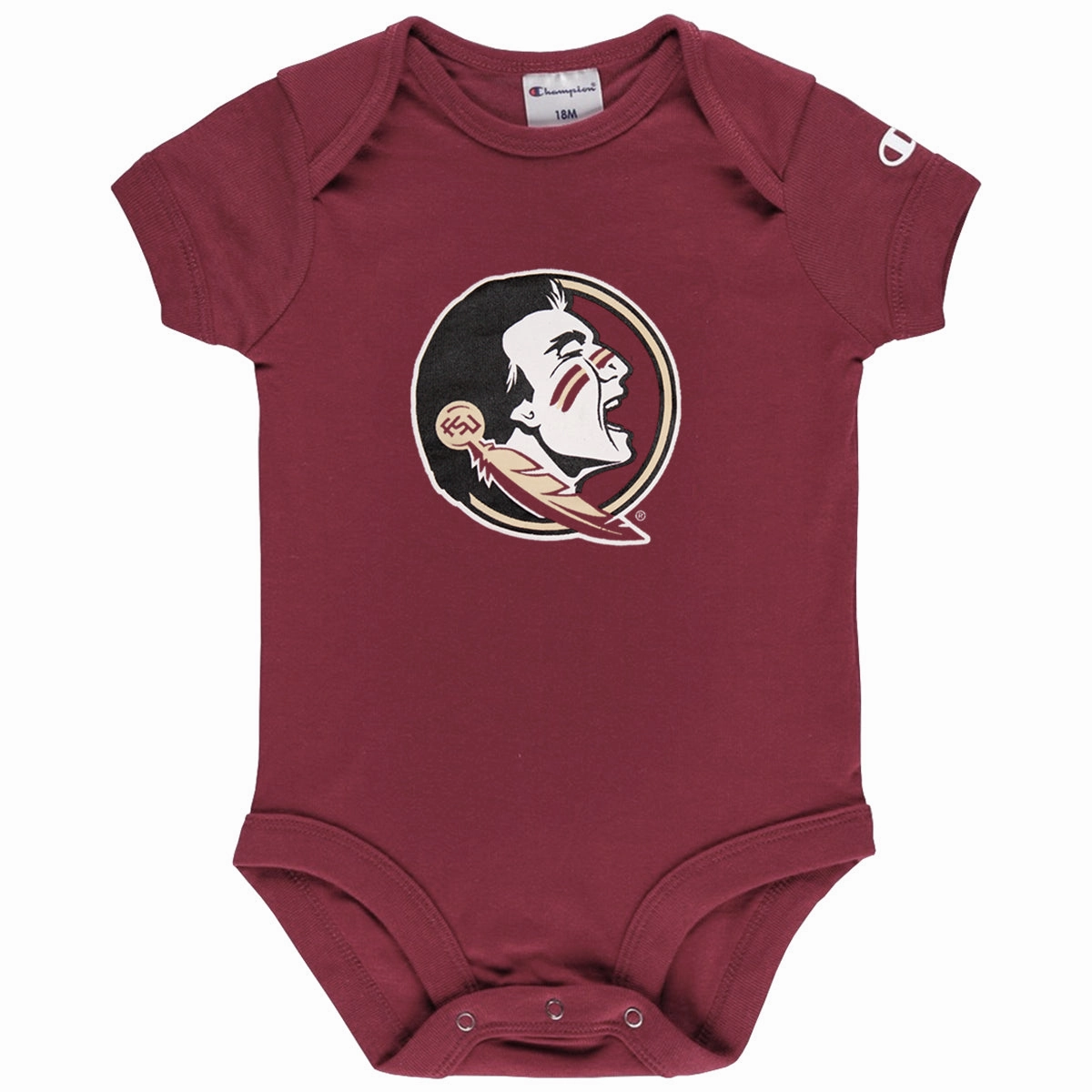 EasyCare Fabric Champion Infant Seminole Logo Onesie - Garnet