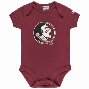 EasyCare Fabric Champion Infant Seminole Logo Onesie - Garnet