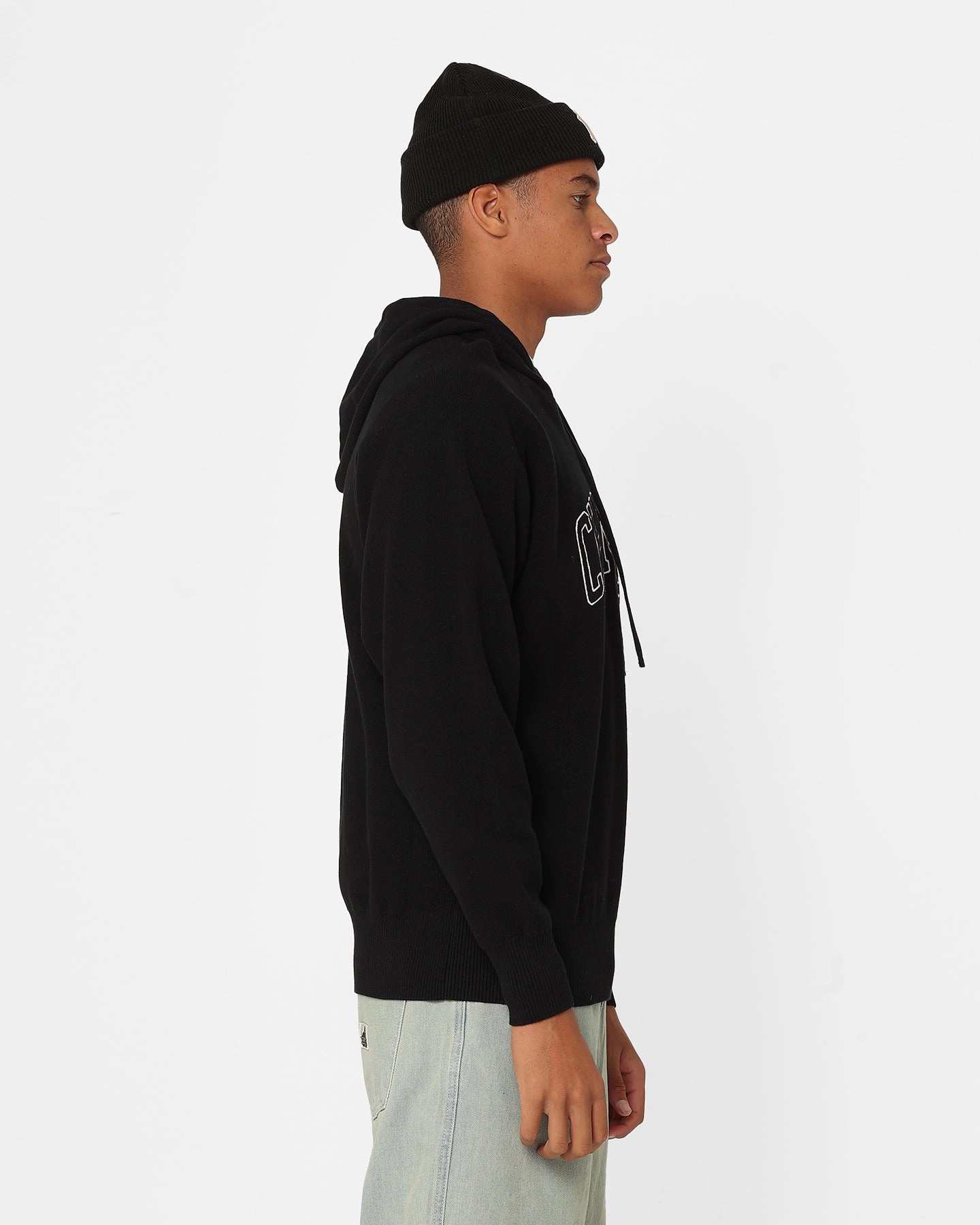 sunset Champion LFS Knitted Hoodie Black