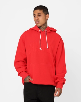 Popular Champion Lifestyle Jacquard Twill Hoodie Scarlet
