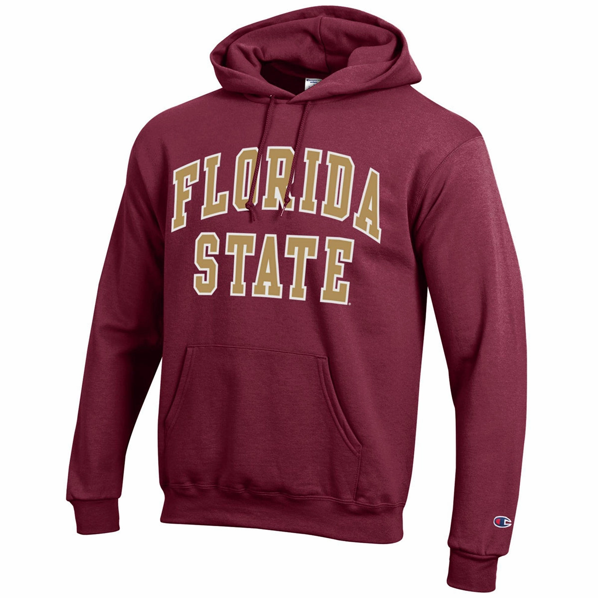 Champion Men's Florida State Powerblend Hood - Garnet Lightweight Knit Interlock Cotton