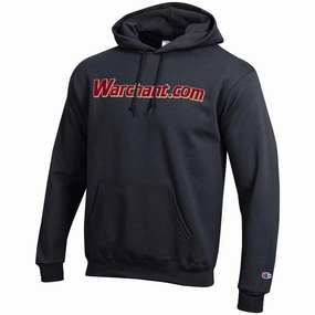 Champion Men's Warchant.com Powerblend Hood - Black Effortless Look Brushed Interior