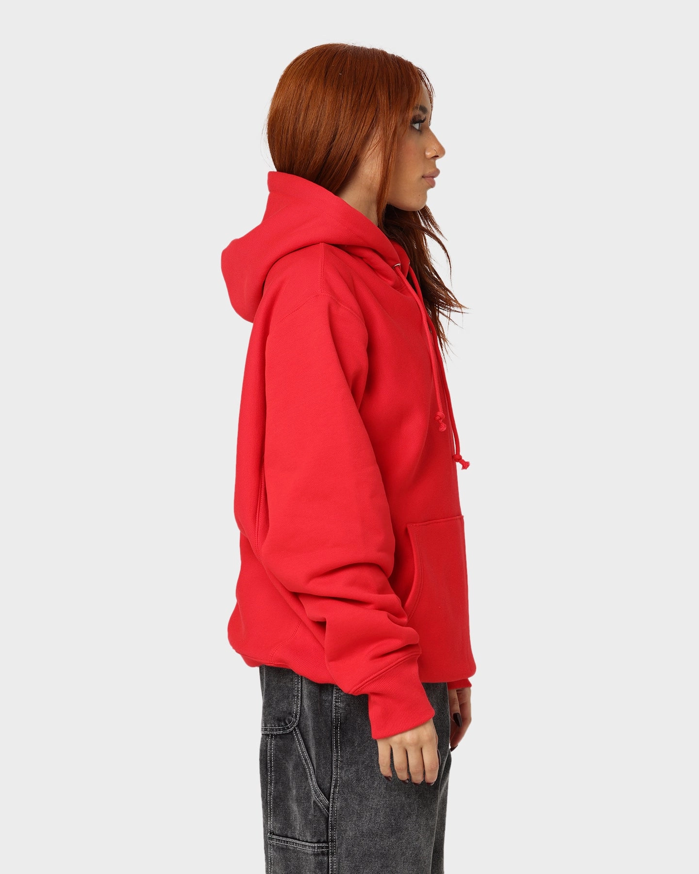 teens' Temperature Regulating Fabric Champion Rev Weave Hoodie Red