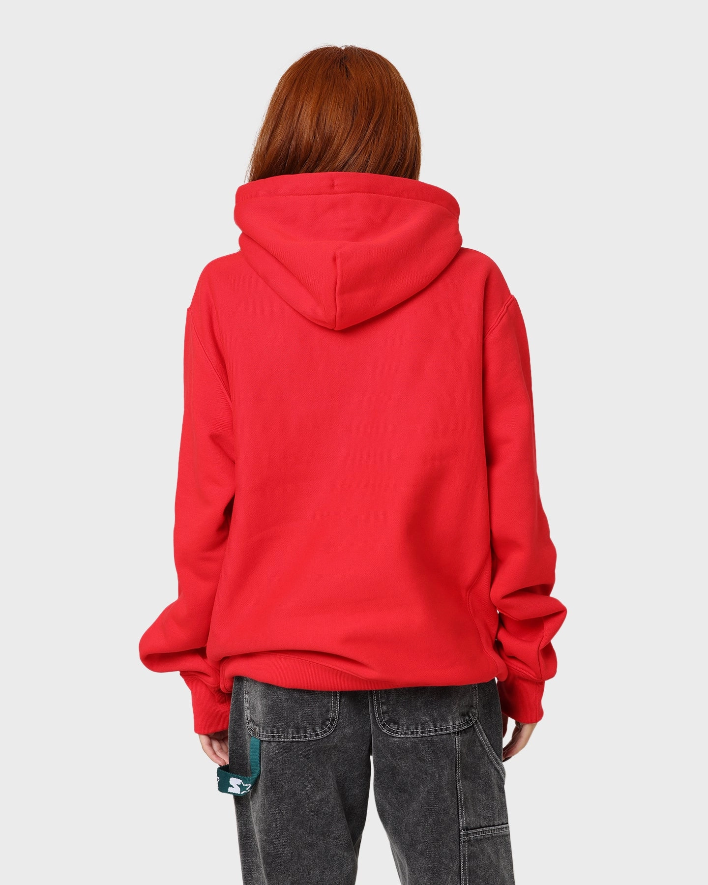 Champion Rev Weave Hoodie Red Efficient Protection Free Motion Design