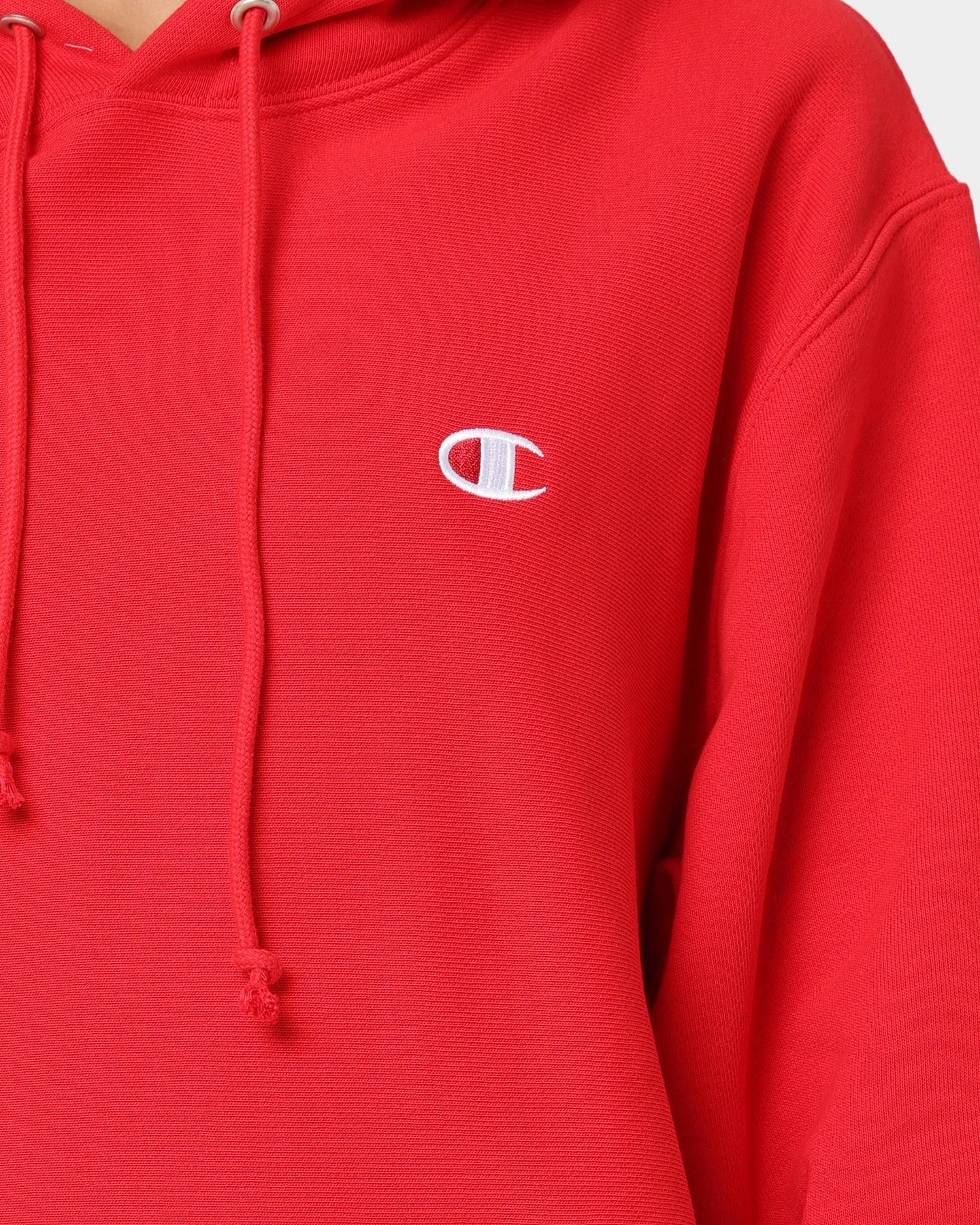 Compact Storage Frost Shield Champion Rev Weave Hoodie Red