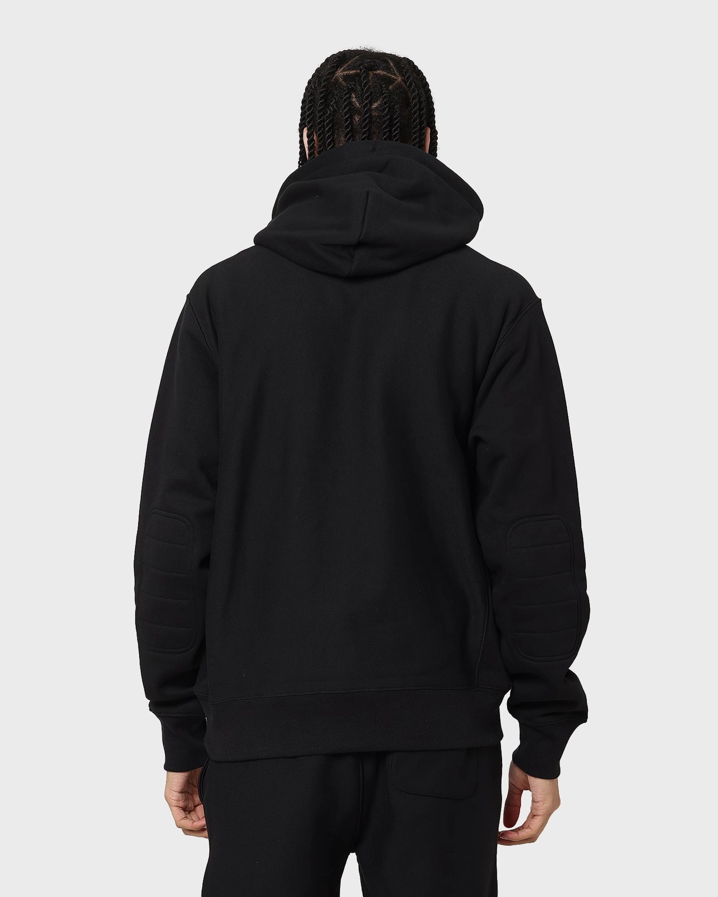 Champion Reverse Weave Archive Script Hoodie Black/Gold Plan Flexible Neckline