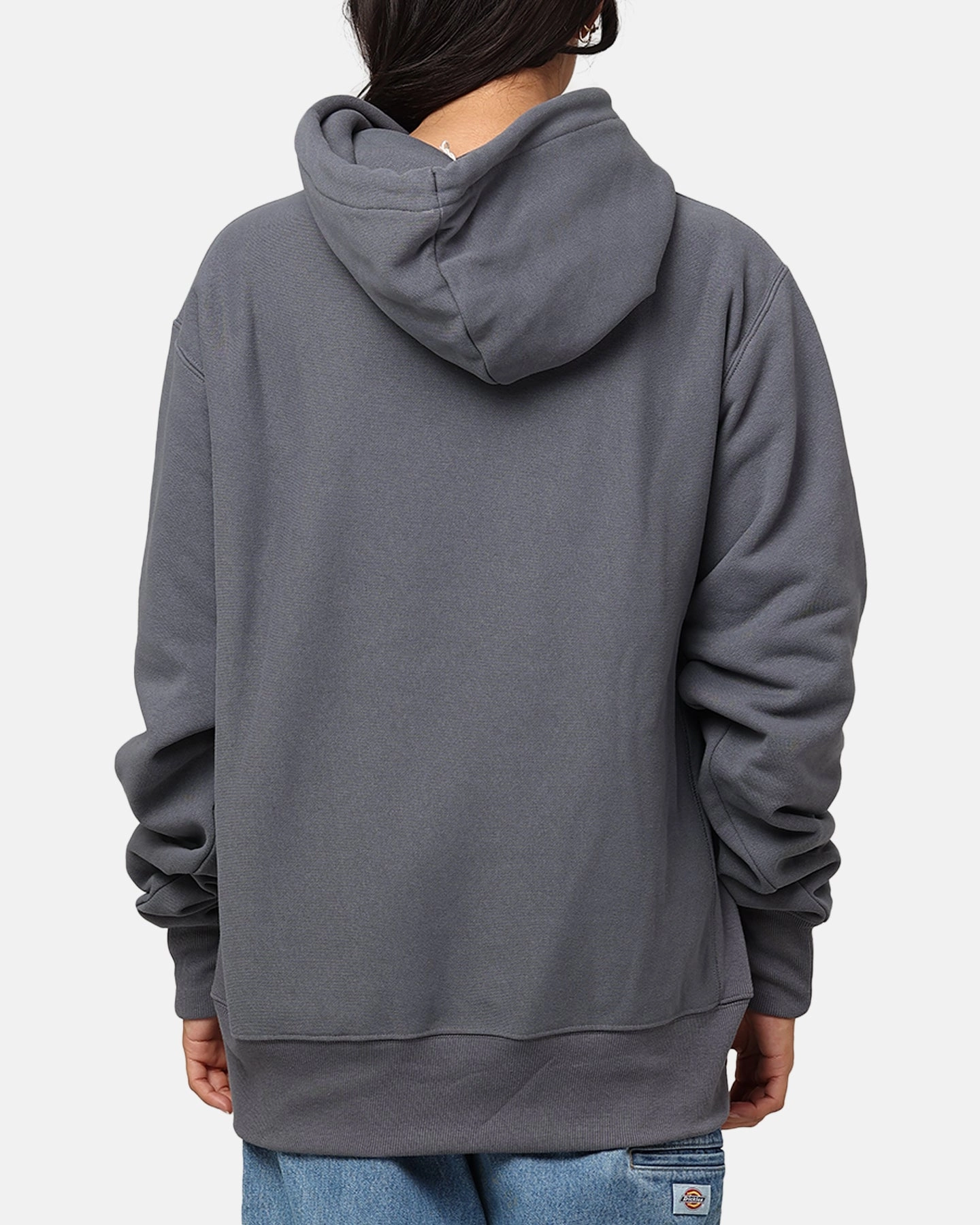 Core Style Reflective Safety Details Champion Reverse Weave Big C Hoodie Medium Gray