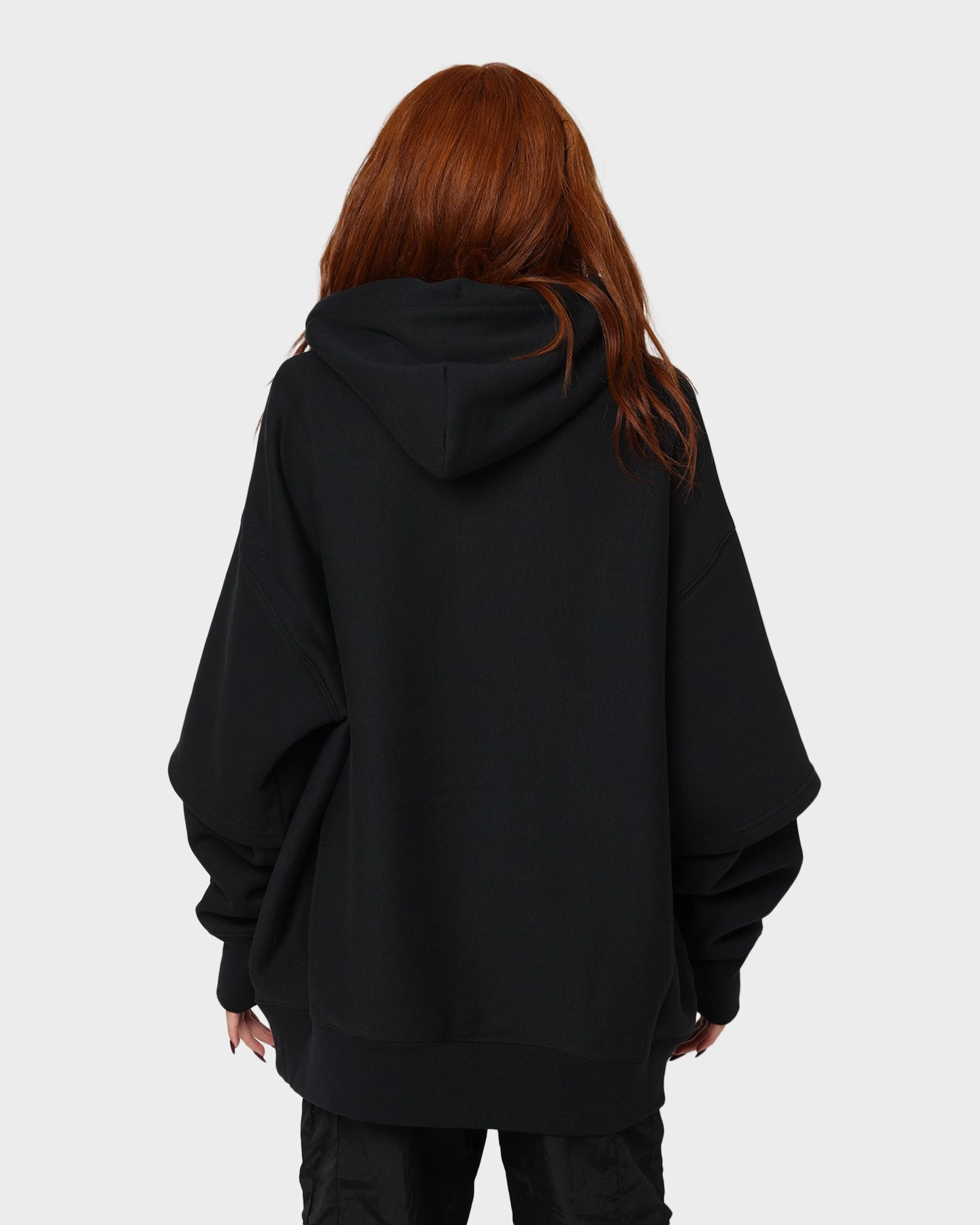 Black Stage Champion Reverse Weave Double Layer Hoodie Black/Gold