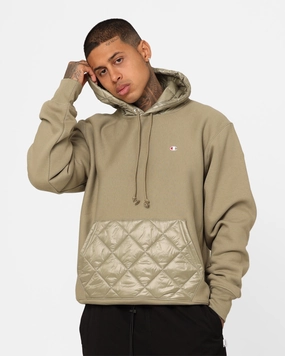 Build Champion Reverse Weave Puffer Hoodie Wuhoo