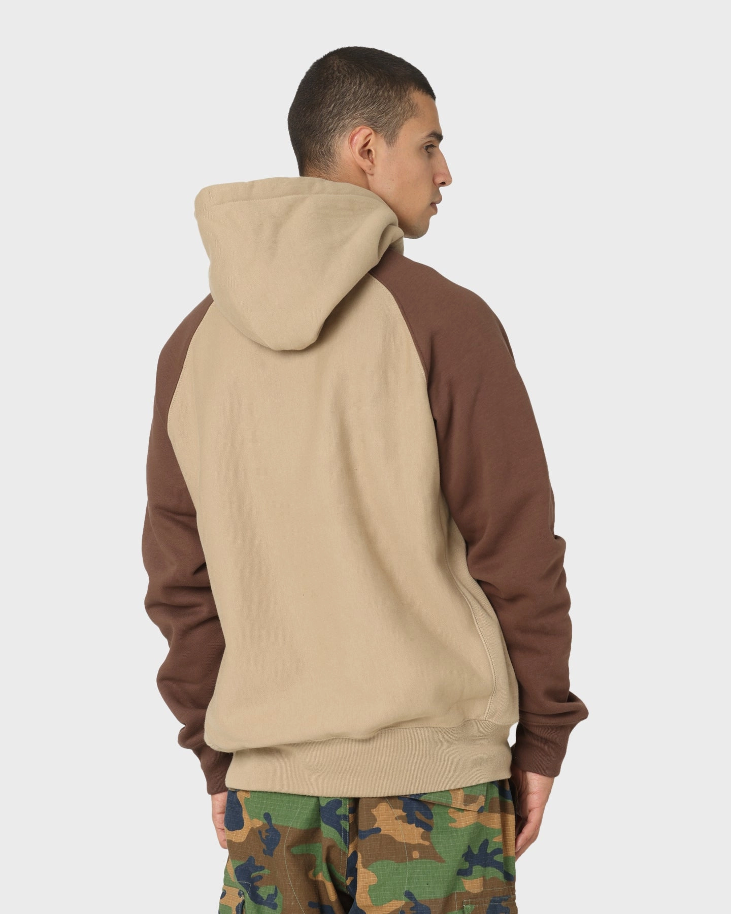 Performance Wear Champion Reverse Weave Raglan Hoodie Country Walnut
