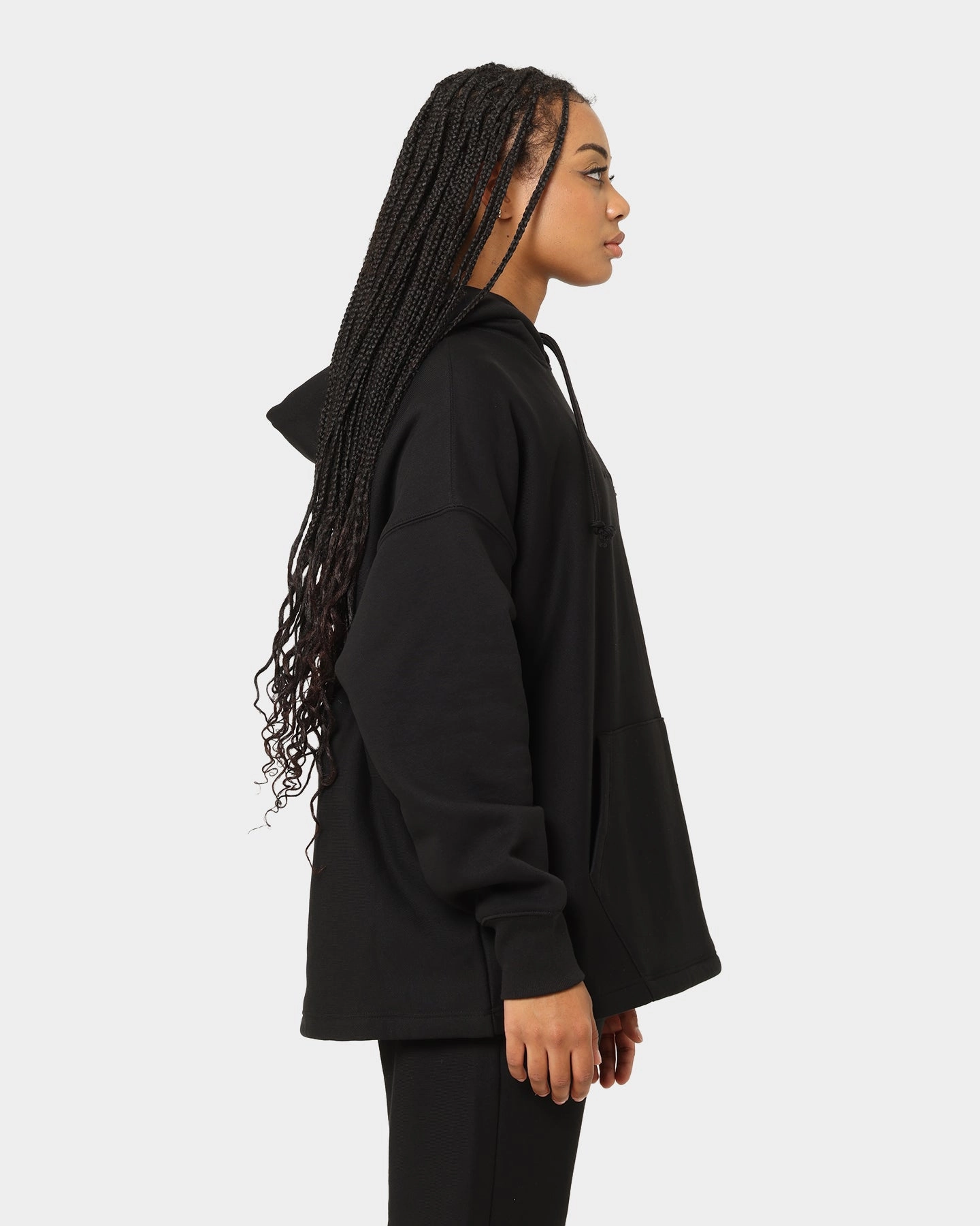 Weather Protection Thermoregulating Technology Champion Reverse Weave Relaxed Hem Hoodie Black