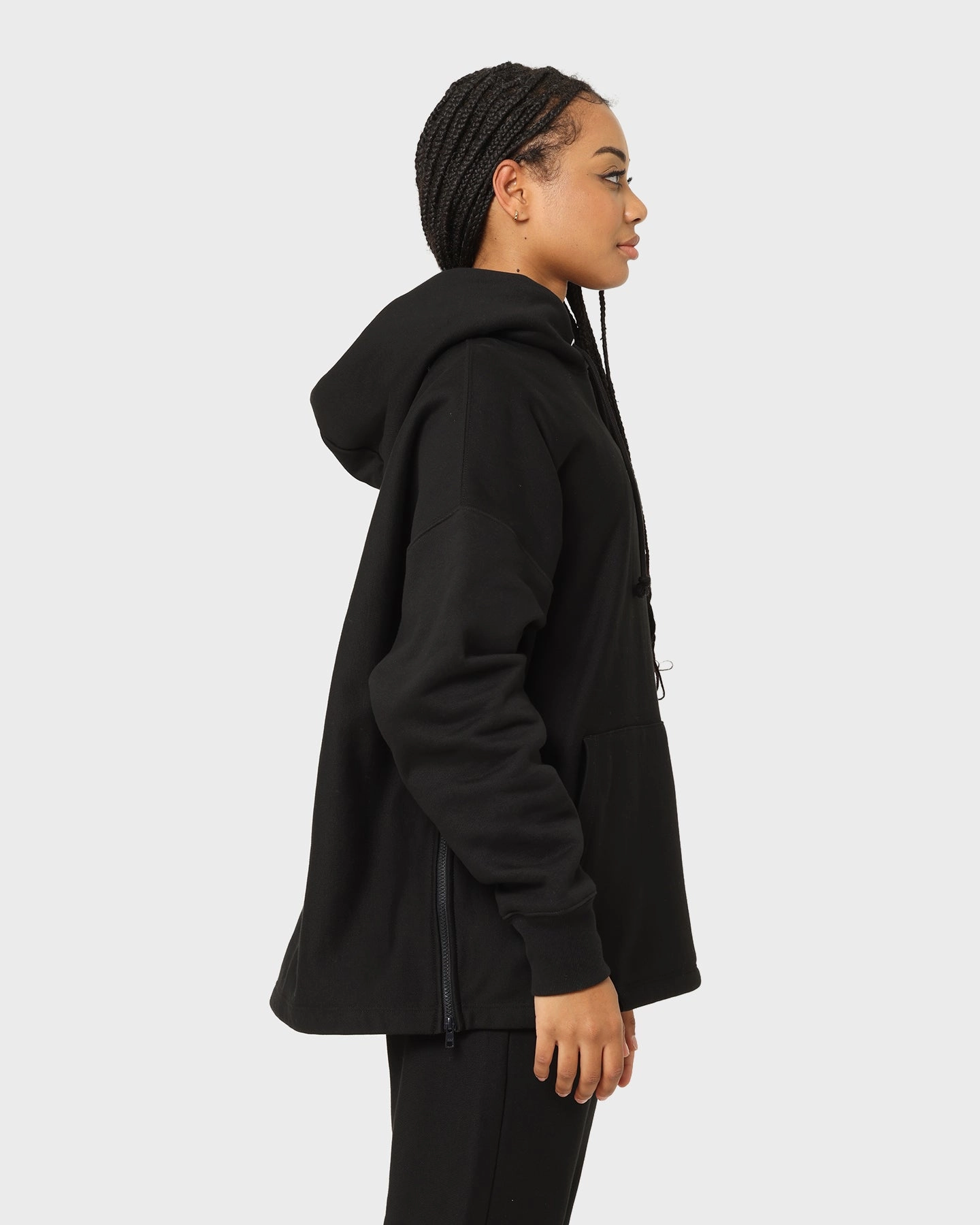 Ribbed Cuffs multi-color Champion Reverse Weave Relaxed Hem Zip Hoodie Black/Gold