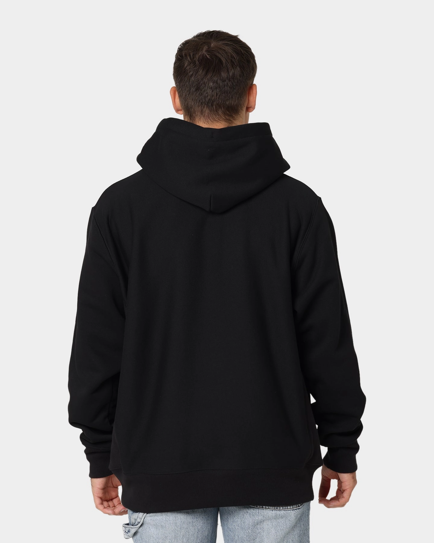 Champion Reverse Weave Roses Embroidery Hoodie Black Flex Mobility System