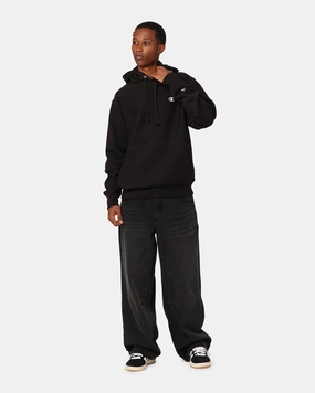 Distinctive Champion Reverse Weave Small C Hoodie Black