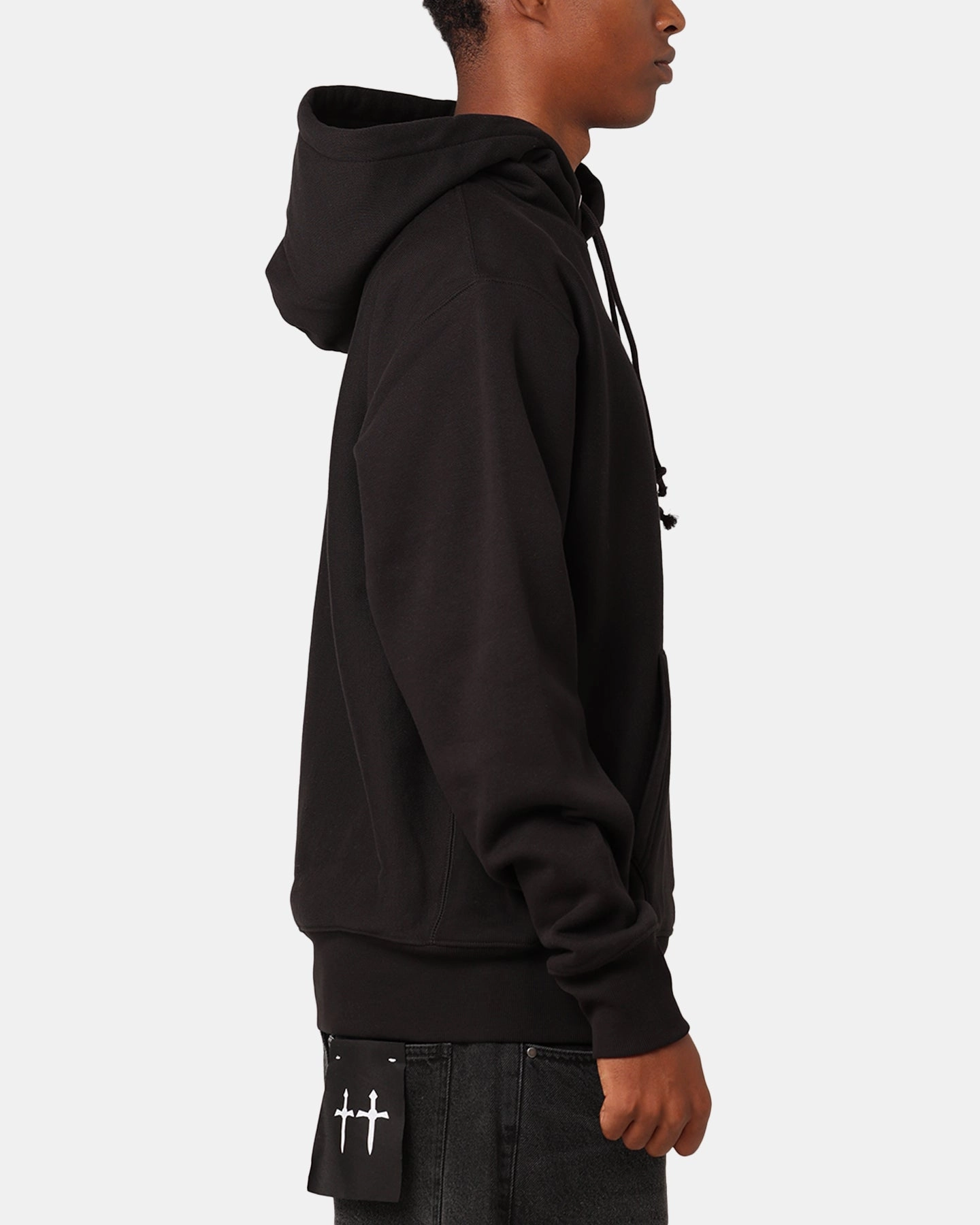 Adjustable Straps high precision applications Champion Reverse Weave Small C Hoodie Black