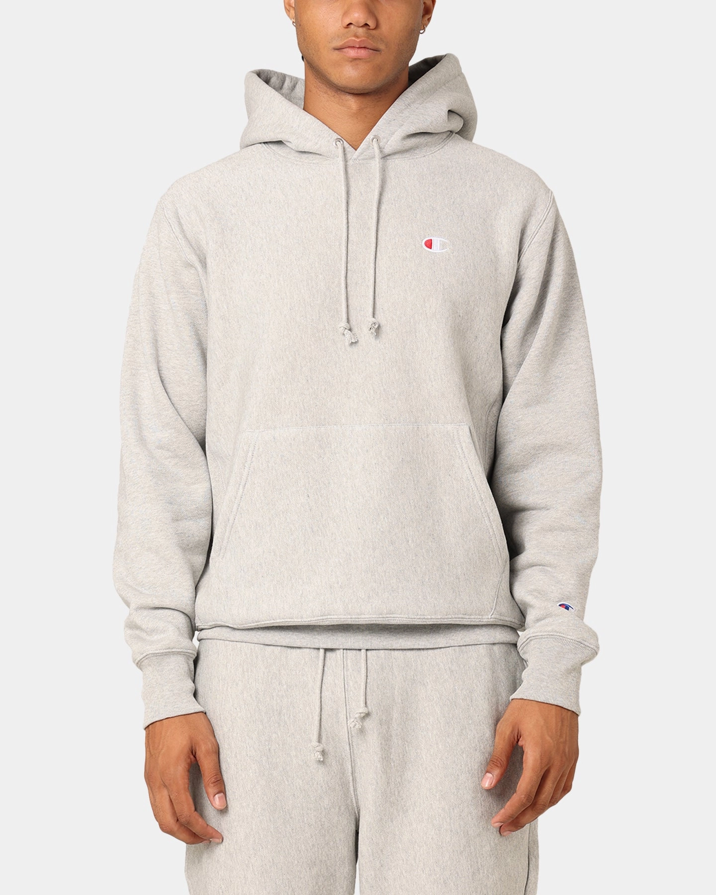 Dance Champion Reverse Weave Small C Hoodie Oxford Heather