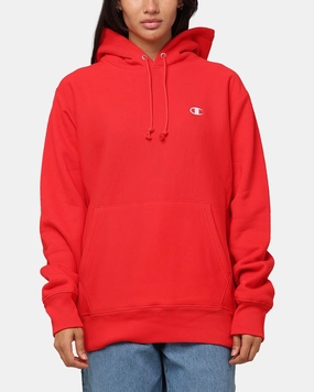 hypoallergenic Zippered Closure Champion Reverse Weave Small C Hoodie Team Red Scarlet