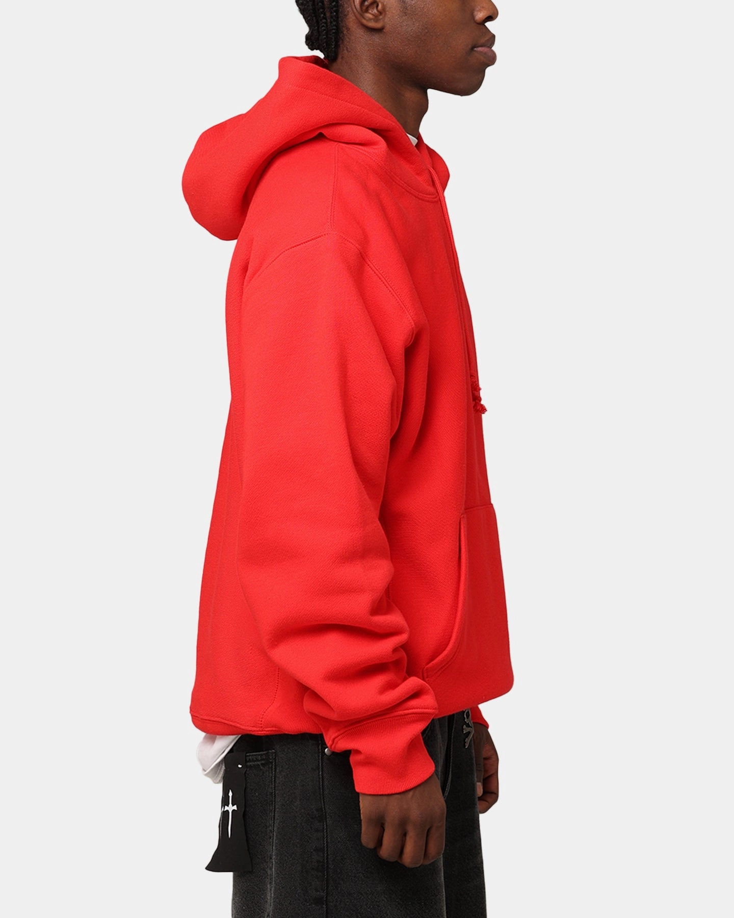 Explain Champion Reverse Weave Small C Hoodie Team Red Scarlet