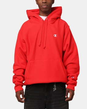 Prize Champion Reverse Weave Small C Hoodie Team Red Scarlet