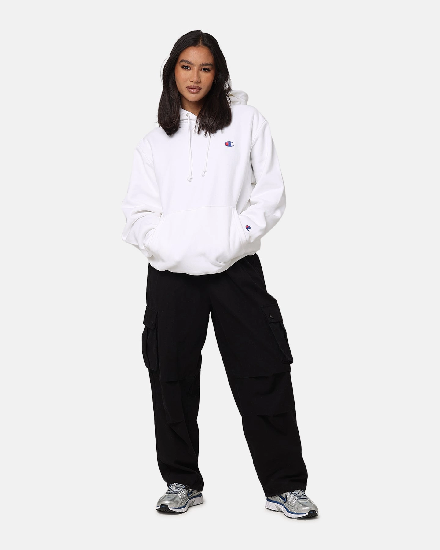 Share Lightweight Outerwear Champion Reverse Weave Small C Hoodie White